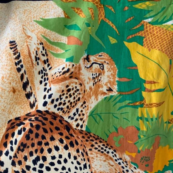 2  vintage beach towels approximately 30x56 NWOT leopard print 100% cotton - Picture 6 of 12